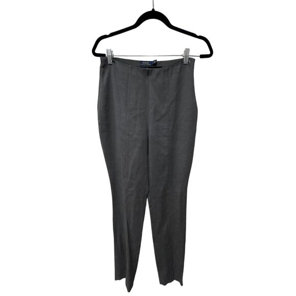 POLO RALPH LAUREN High-waisted Split-hem Leggings In Grau Size 6 - Picture 3 of 5